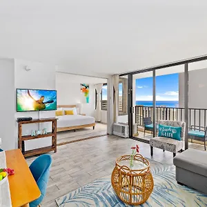 1br With Great Ocean Views, 1 Block To Waikiki Honolulu